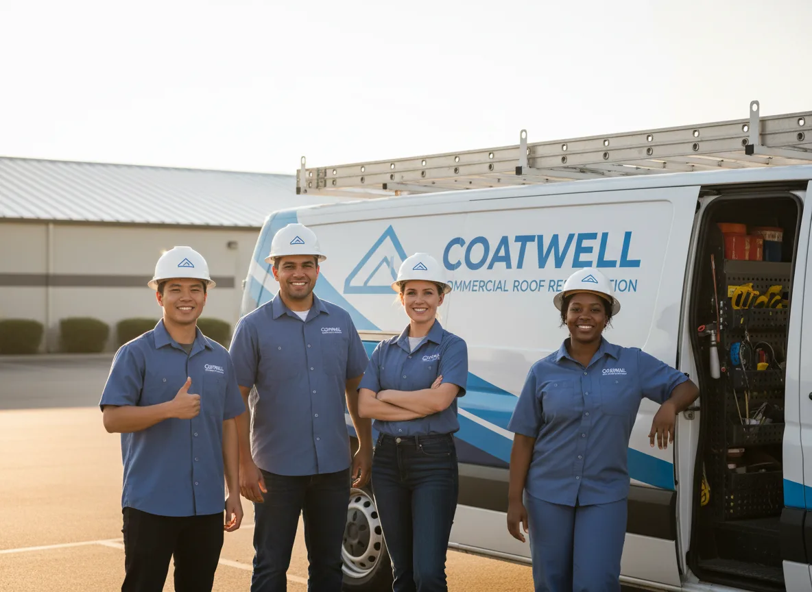 Commercial roof coating company in Troy Mills, IA